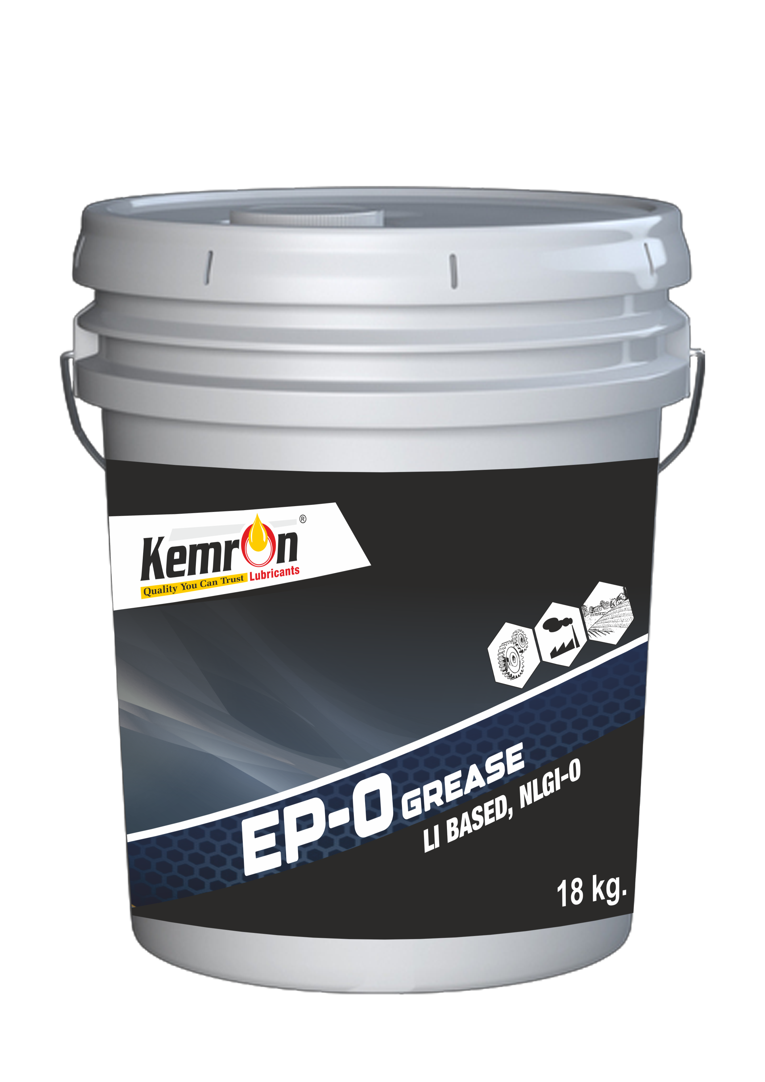 Kemron Ep 0 Grease - Gold Color, Viscosity Grade Ep 0 | Automotive & Industrial Application, Density 0.9 Kg/l, Natural Smell, Bucket Packaging