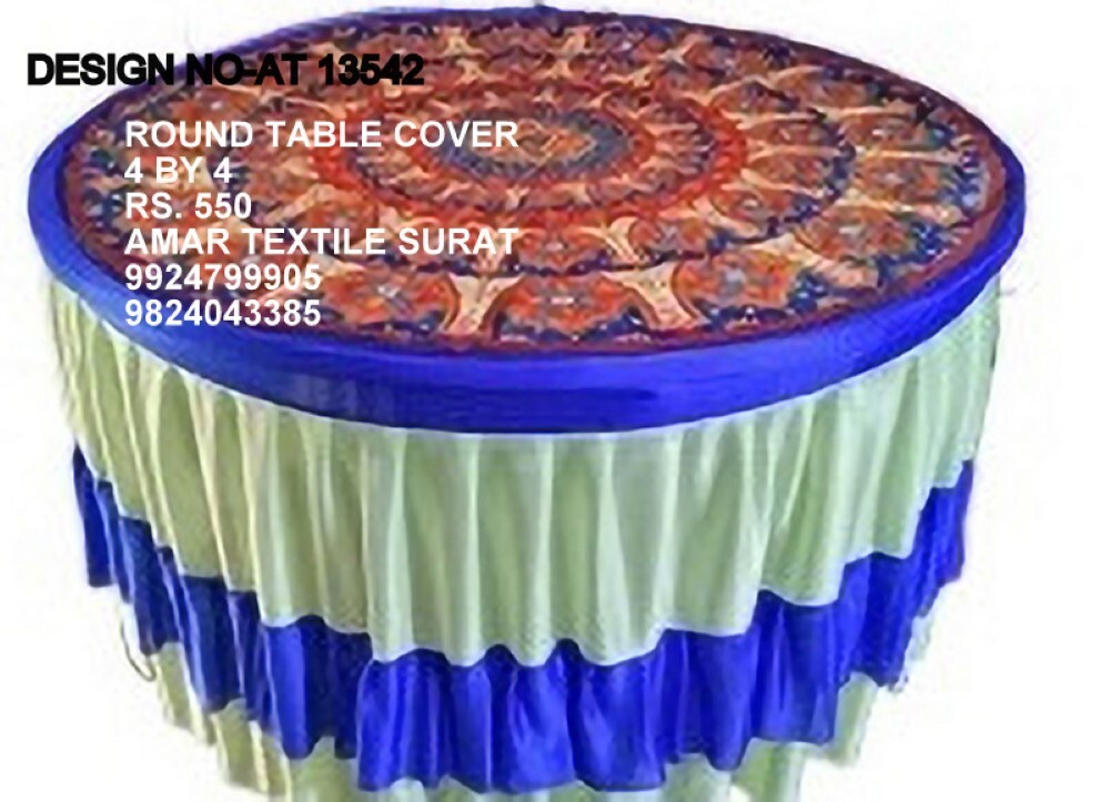 Banquet Round Table Cloth - Good Material, Full Size | Quick Dry, Washable, Strong Texture, All Colors Available