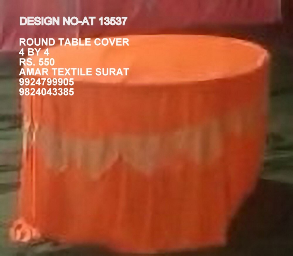Banquet Round Table Cloth - Good Material, Full Size | Quick Dry, Washable, Strong Texture, All Colors Available