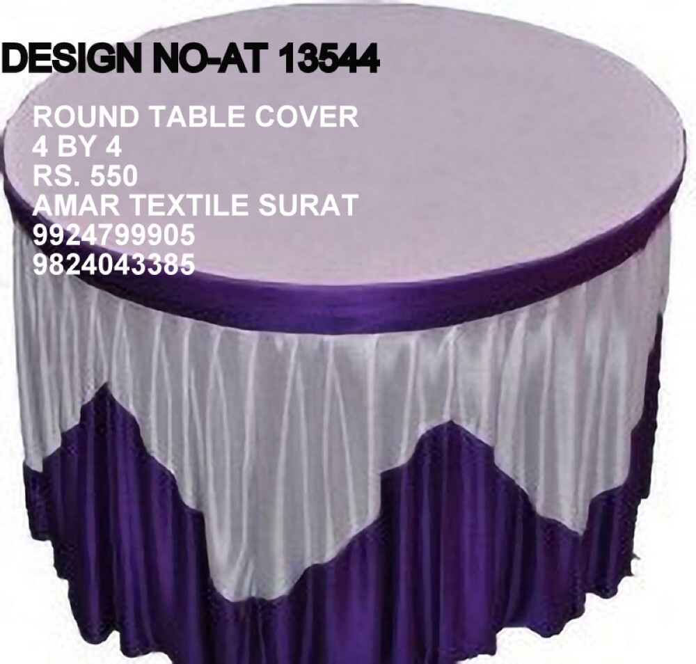Banquet Round Table Cloth - Good Material, Full Size | Quick Dry, Washable, Strong Texture, All Colors Available