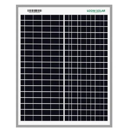 White 20 Watt Loom Solar Panel