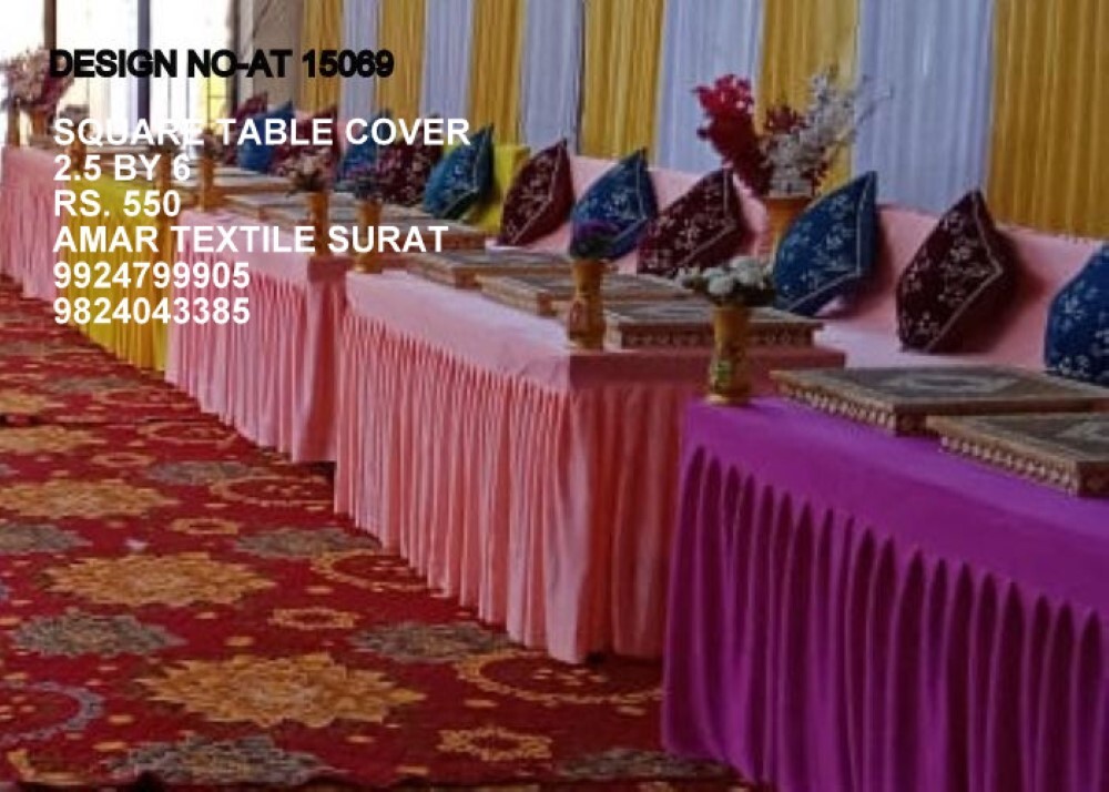 Banquet Tablecloth - Attributes: Quick Dry