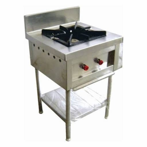 Silver Indian Gas Range