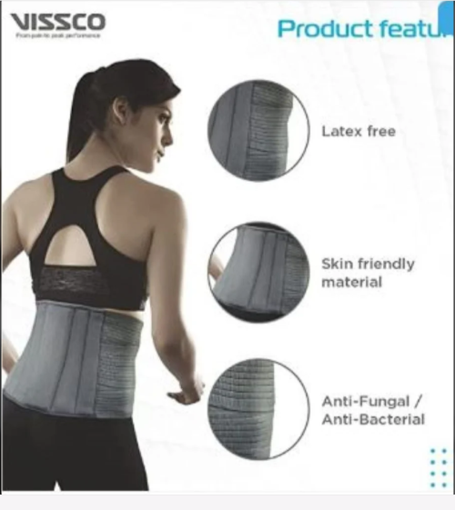 0102 Lumbocare Vissco (Lumbo Sacral Belt) (S/m/l/xl/xxl)