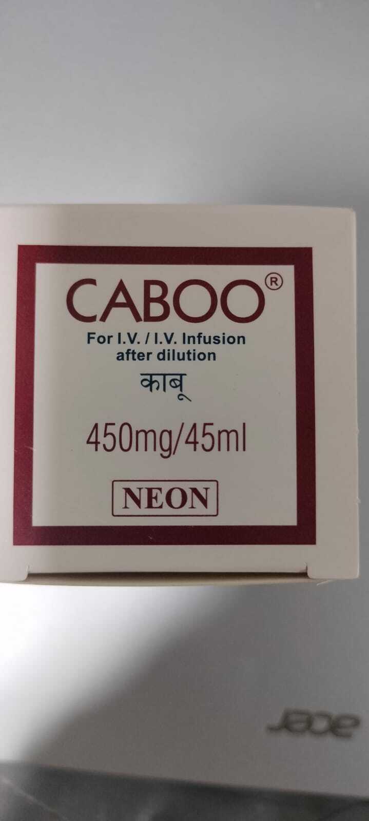 Caboo 450mg Injection - Origin: India
