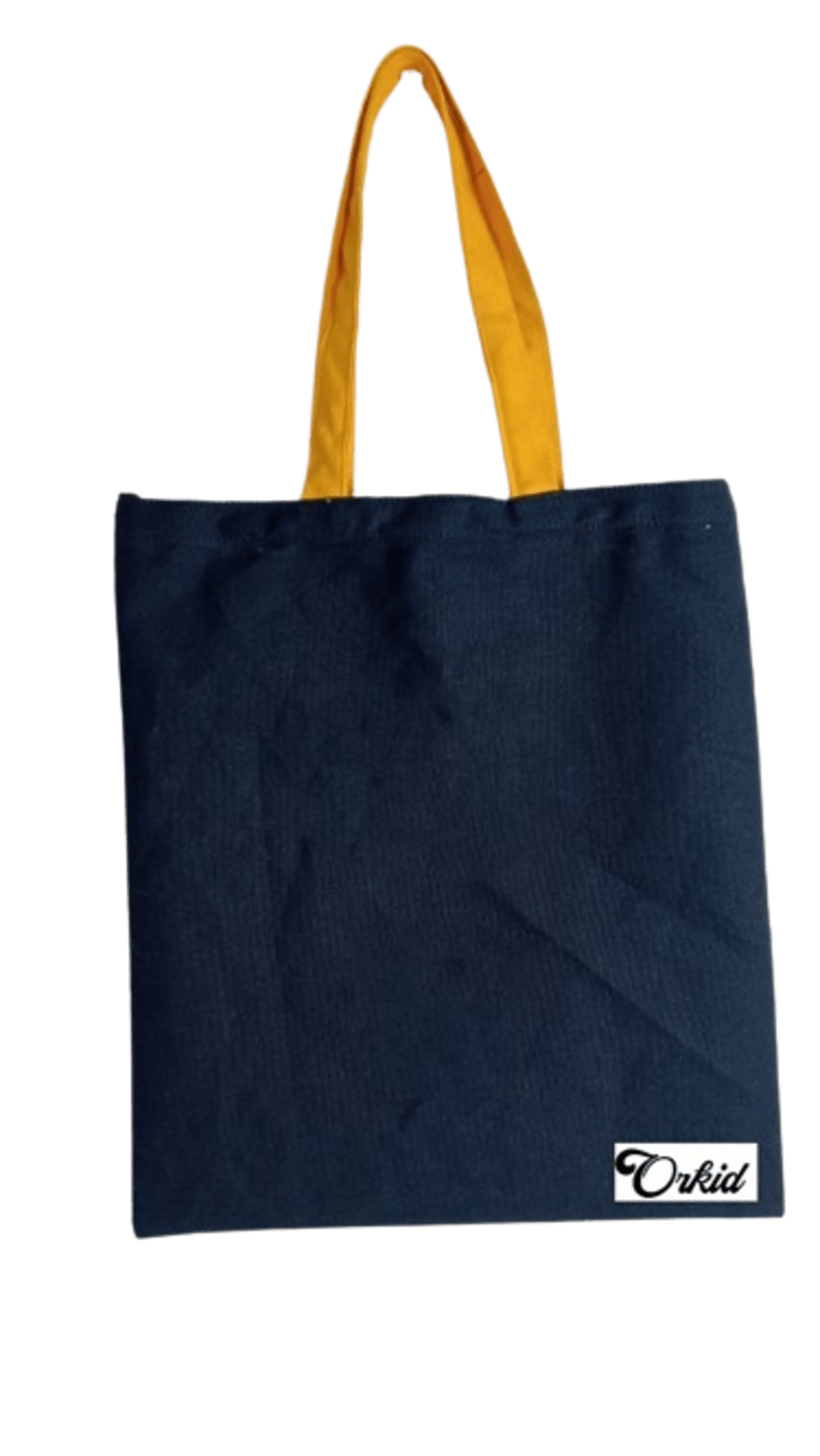 Canvas Tote Bag - Cotton Fabric, 12x14 Inches, Navi Blue | Lightweight Yet Sturdy For Daily Use, Versatile For Gym, Beach, Or Work