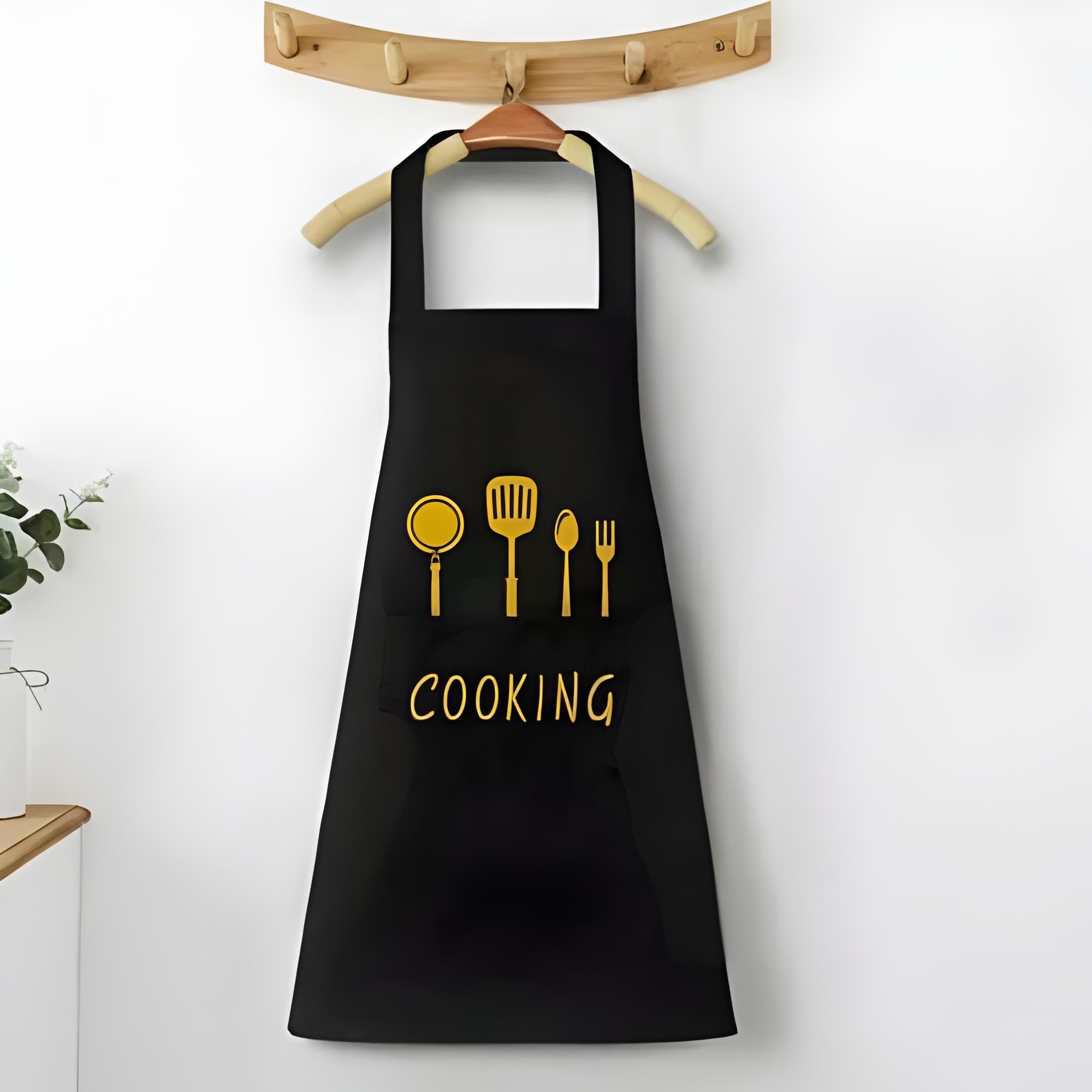Waterproof Kitchen Apron With Cleaning Rugs