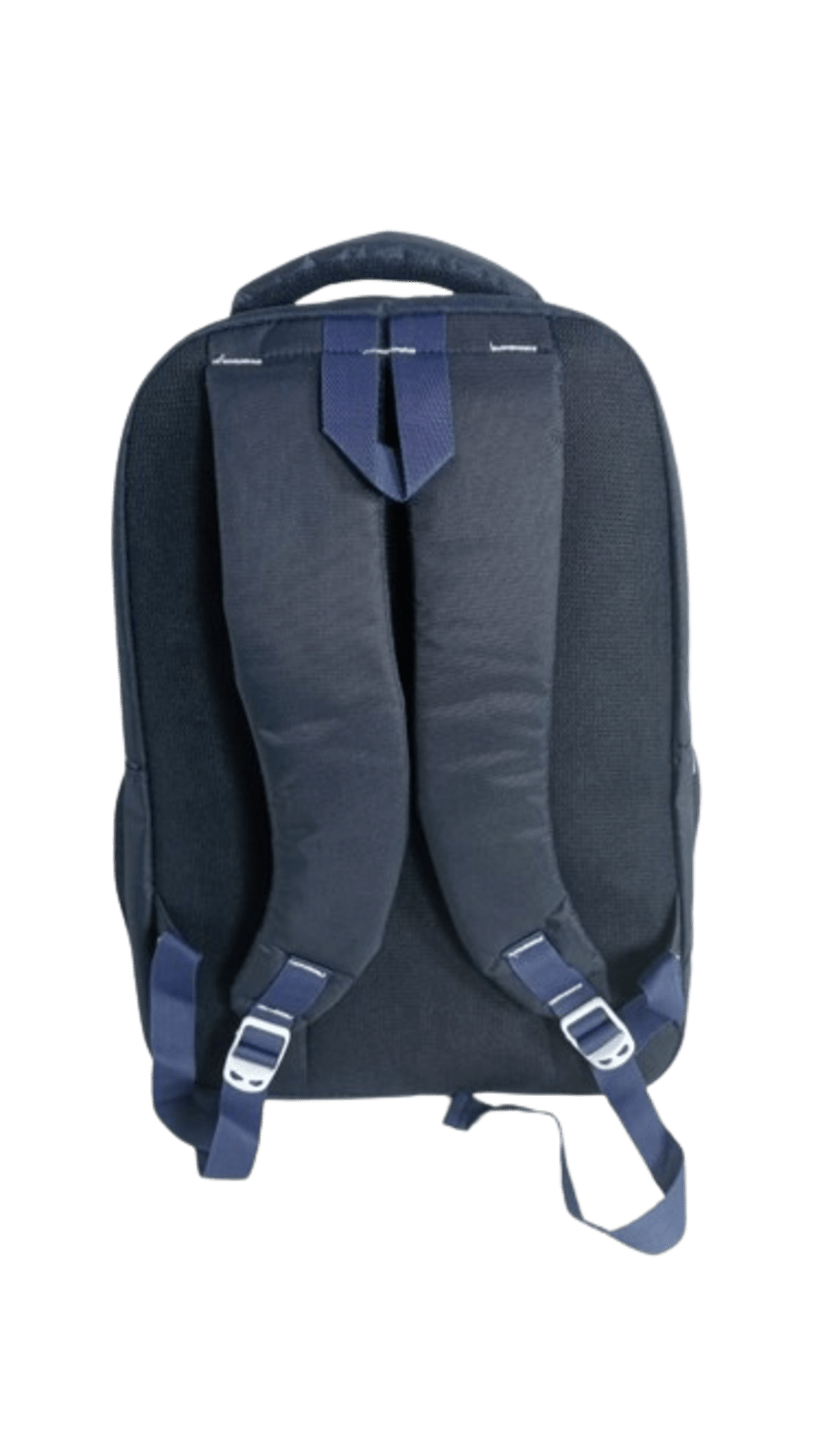 Fancy College Bag - Polyester, 16x12x4.5 Inches, Navy Blue | Stylish And Durable Backpack With Adjustable Padded Straps, 2 Bottle Holders, Padded Back Panel