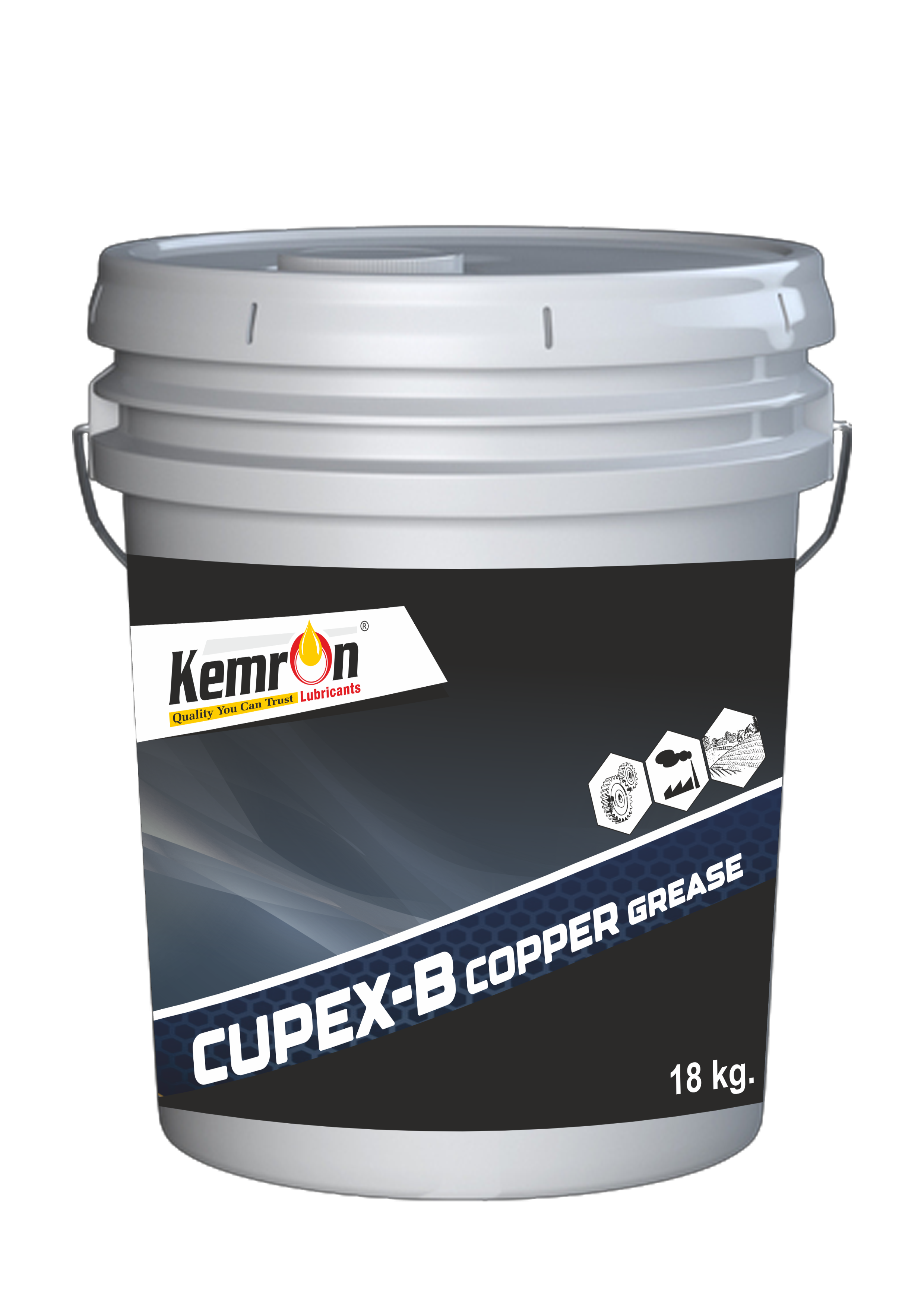 Kemron Cupex B Copper Grease - Grease, Gold Color, Density 0.9 | Automotive & Industrial Application, Natural Smell, Container Pack Type