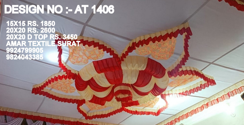 Decorative Mandap Ceiling - Attributes: Washable