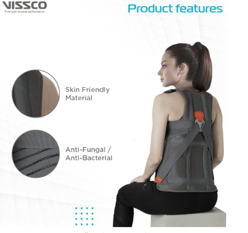 Vissco Dorso Lumbar Spinal Brace (Pc No:0120)(s/m/l/xl/xxl) Dimension (L*w*h): 52 X 44 X 4.5 Centimeter (Cm)