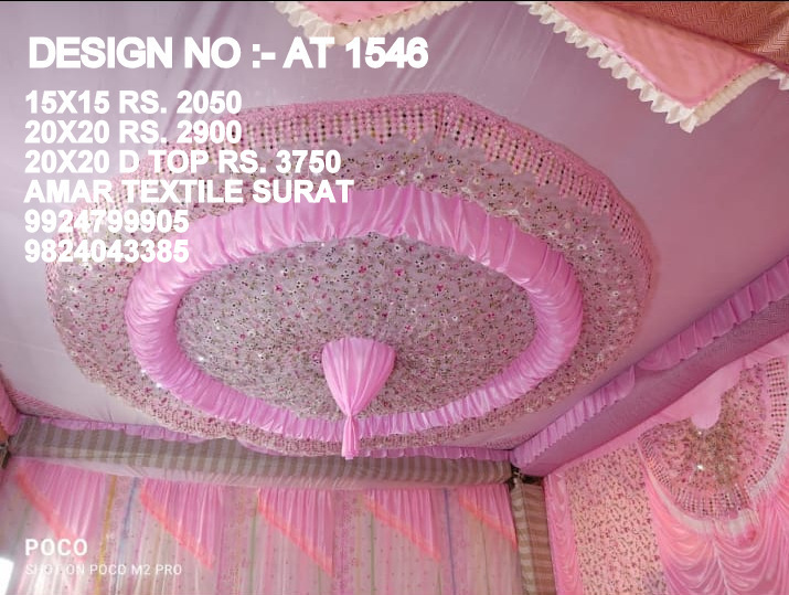 Washable Designer Tent Ceiling