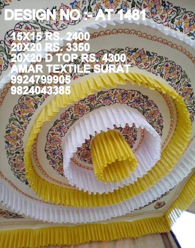 Fancy Wedding Ceiling Tent - Attributes: Washable