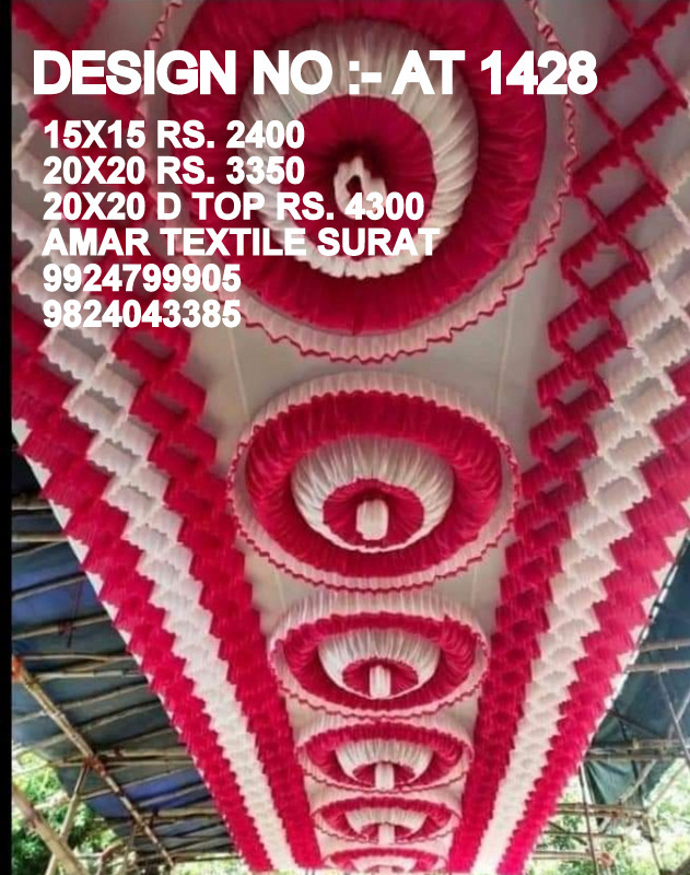 Fancy Wedding Ceiling Tent - Attributes: Washable