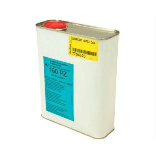 160PZ Danfoss Refrigerant Oil - Industrial Use for Refrigeration & Chiller Systems | Strong Smell, Convenient Can Pack Type, High-Quality Lubrication