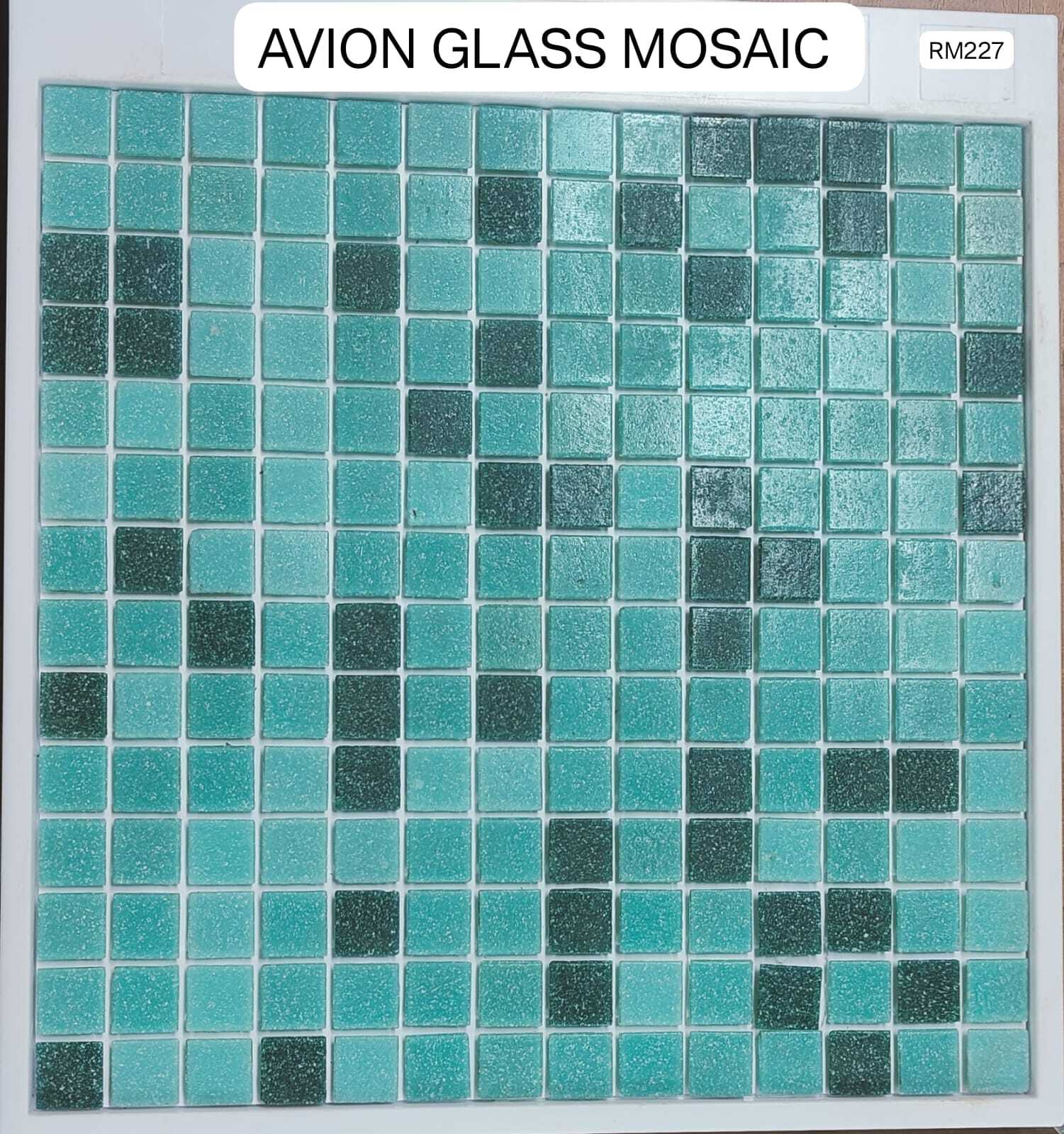 Glass Mosaic Tiles - 1.15 Sqft, 4mm Thickness | Gloss Finish, Durable Glass Material