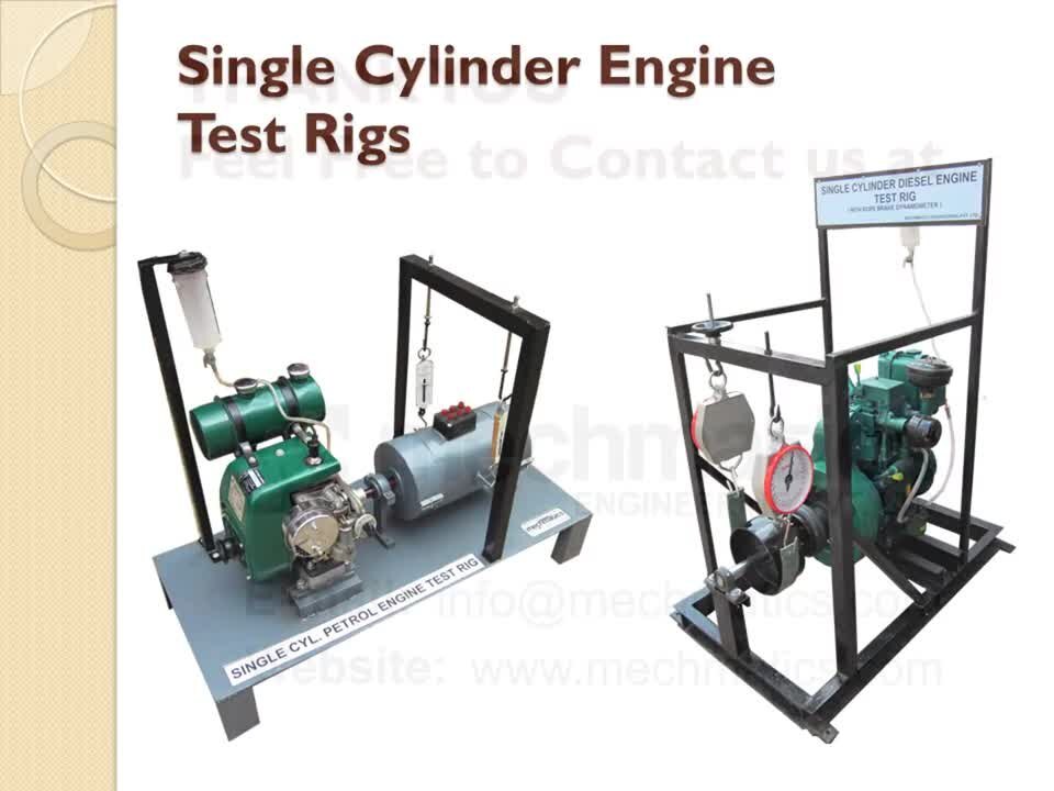 Single Cylinder Diesel Engine Test Rig - Features: Good Quality