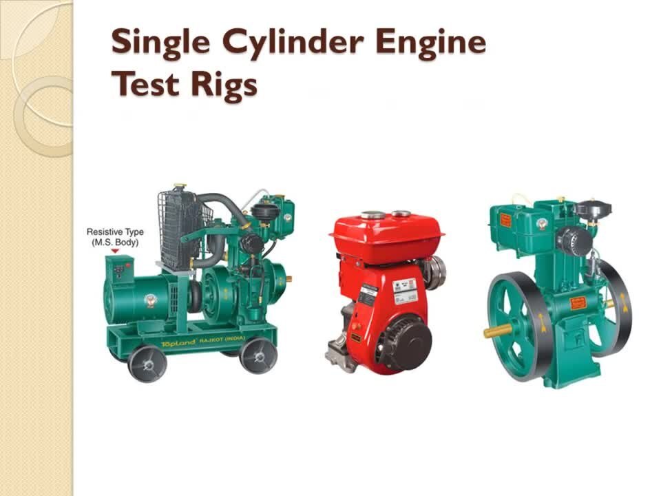 Single Cylinder Petrol Engine - Hardness: Yes