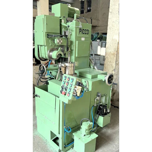 Green Gear Tooth Rounding Machine