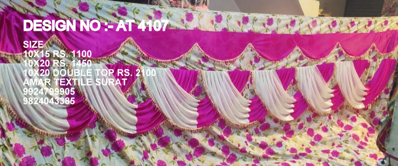 Wedding Parda Decoration - Attributes: Quick Dry