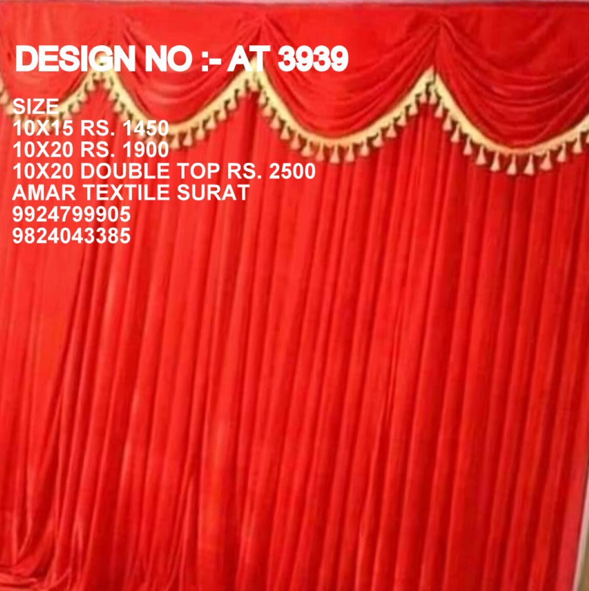 Wedding Sidewall Parda Decoration - Attributes: Washable