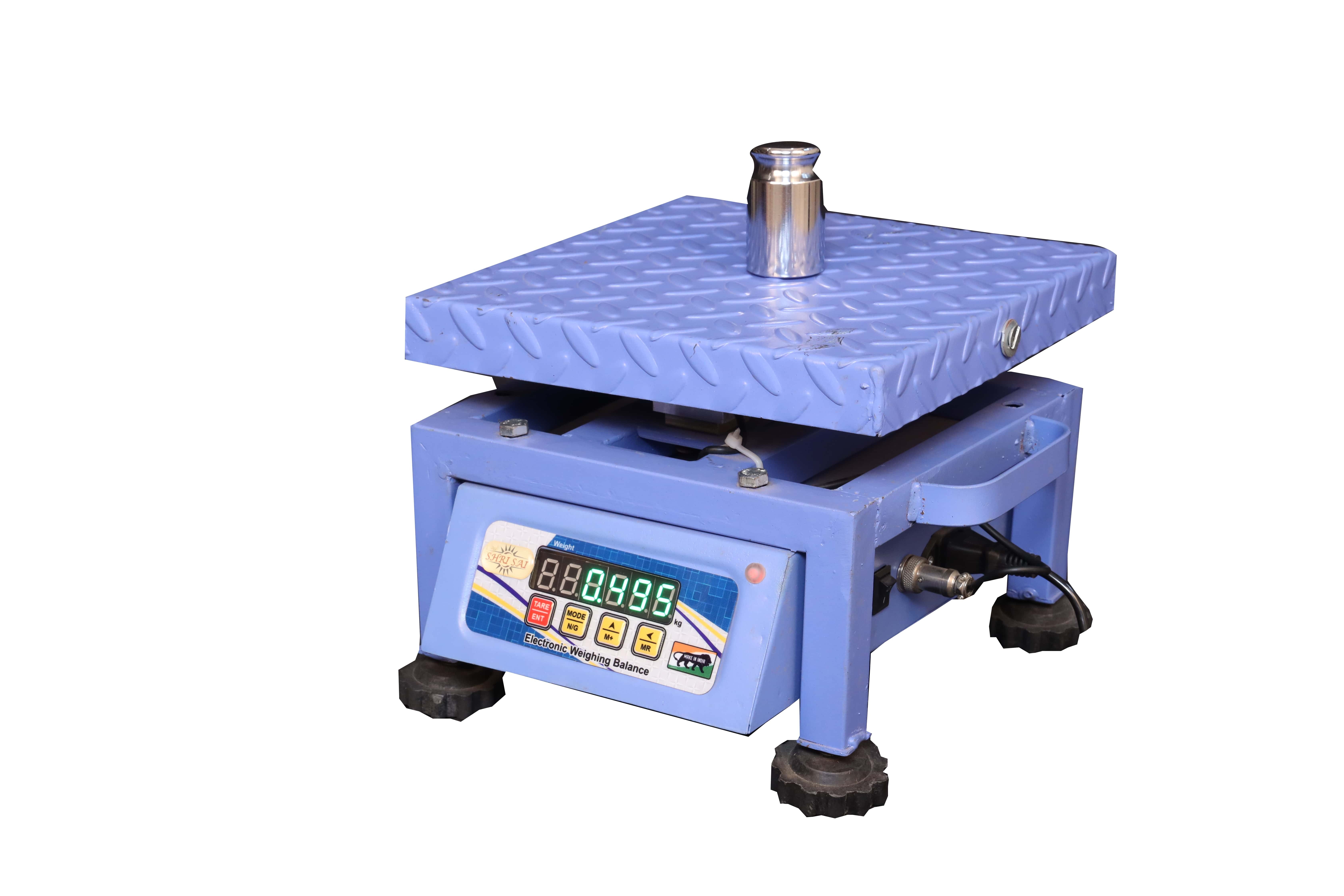 Chiken Scale - 300 X 300 Ms Chequr Top - 50kg - Accuracy: 5 Gm