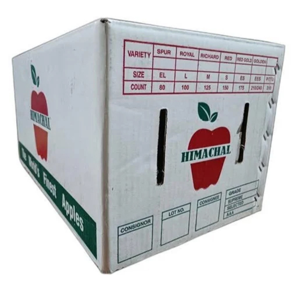 3 Ply Corrugated Fruit Packaging Boxes - Finish: Polished