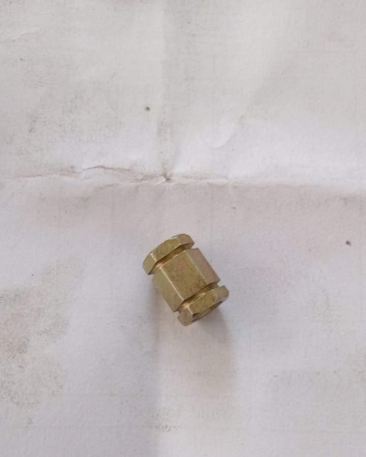 Brass Hex Inserts - Color: Silver Or Yellow