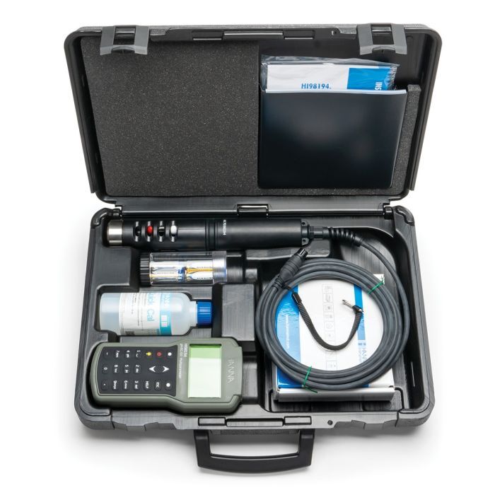 Multiparameter Ph/orp/ec/tds/salinity/do/pressure/ Temperature Waterproof Meter, 4m Cable - Hi98194