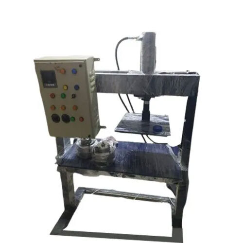 Blue Semi Autometic Paper Plate Making Machine