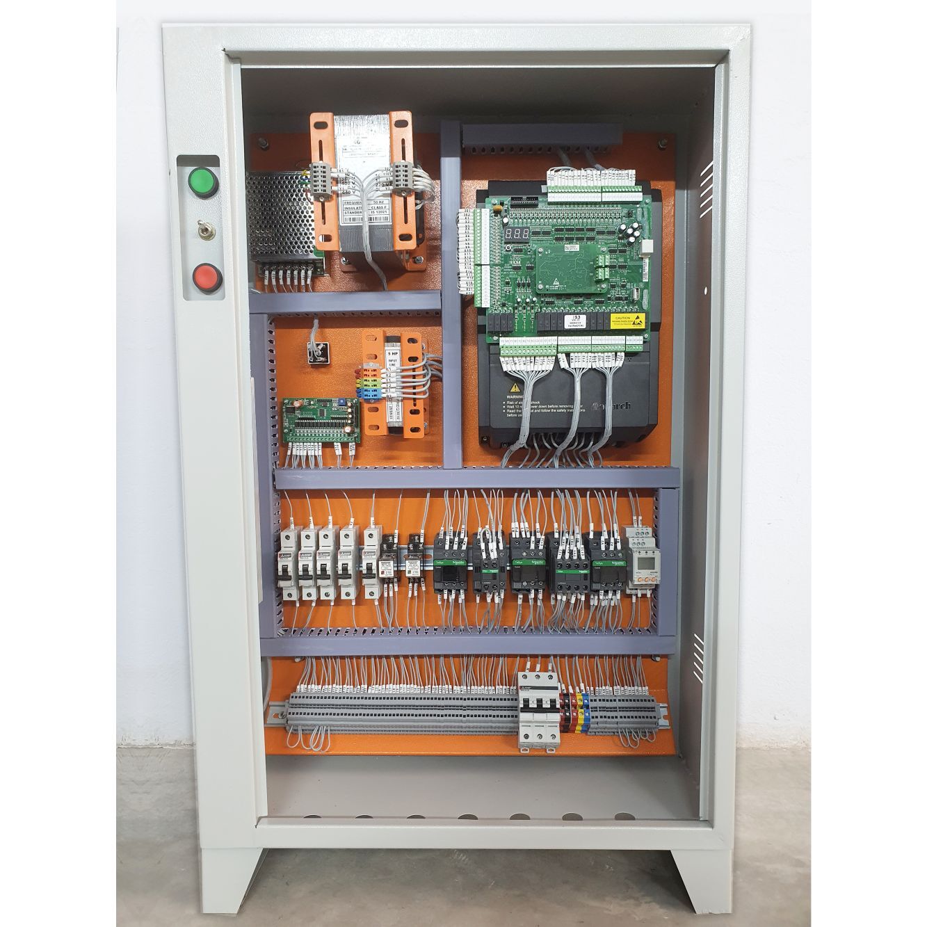 Parallel Wiring Elevator Control Cabinet - Color: Black