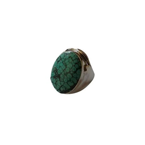 Fancy Turquoise Ring - Shape: Round