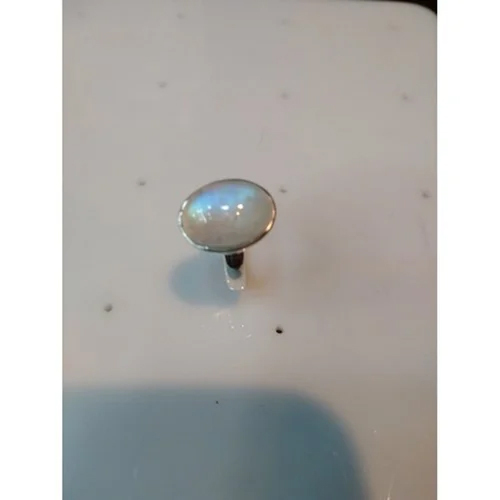 रेनबो मूनस्टोन रिंग