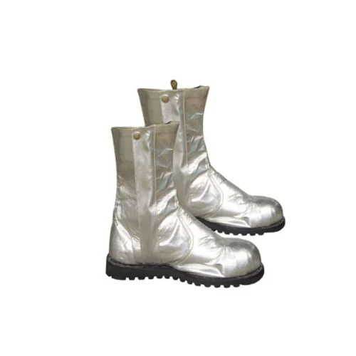 Silver Aluminum Safety Shoes