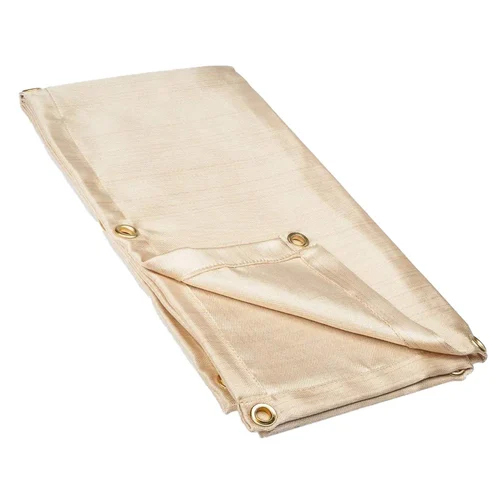 Airofresh High Silica Fire Blanket - Vermiculite Material, Golden Color | Ideal for Commercial Applications