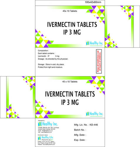 आईवर्मेक्टिन टैबलेट 3mg - हेअल्थी इस.