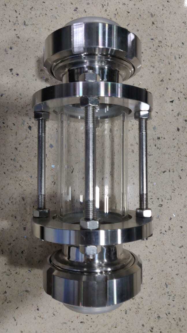 White Sms Union Type Sight Glass