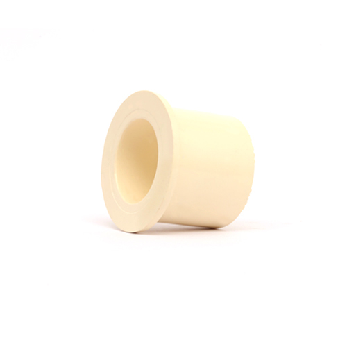 Transaction Bush - Durable Plastic, Round Section Shape, Sleek White Color | Reliable Fit for Industrial Applications