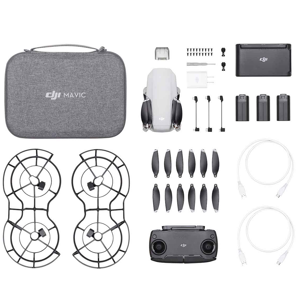 Mavic Mini With Fly Combo Dji Drone Camera - Color: Black