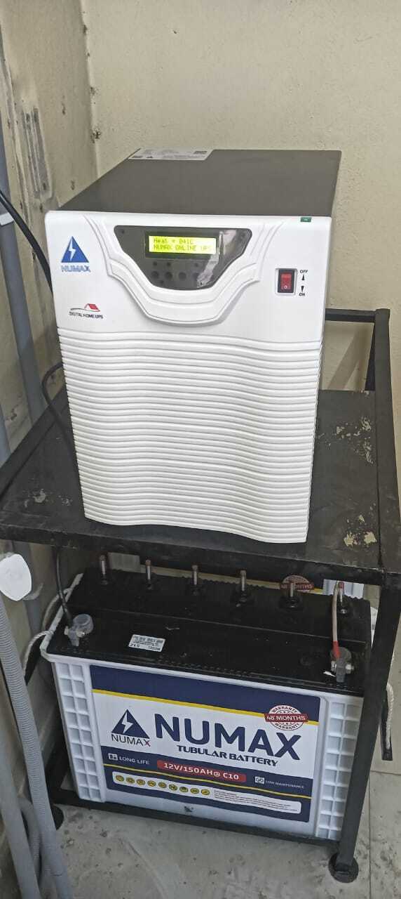 Numax 3 Kva Inverter With Batteries - Color: White