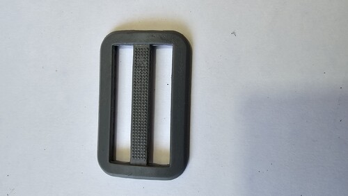 Adjuster Square Buckle (SB) - Derlin Material, 38mm Size | Versatile Plastic Buckle for Bags, Straps, Strength and Stylish Design