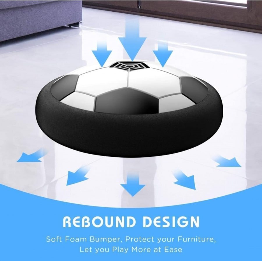 Hover Football With Colorful Flashlight