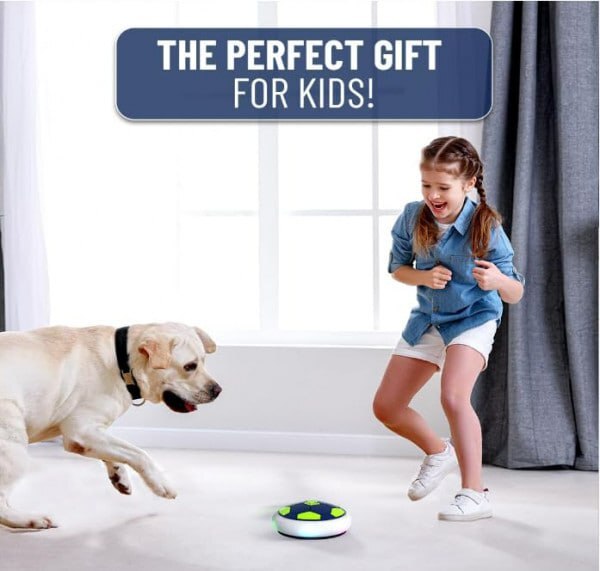 Hover Football With Colorful Flashlight