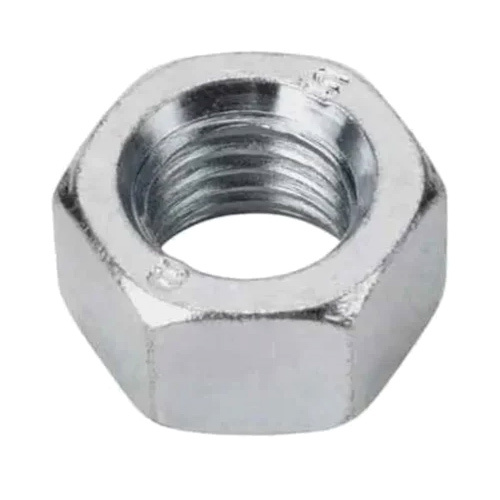 Galvanized Hexagonal Nut - Stainless Steel, 500 Mpa Tensile Strength, Silver Color, Polished Surface, Hexagonal Box Packaging | Industrial Usage