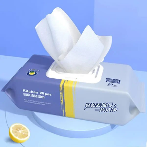 80 Pcs Kitchen Cleaning Wipes
