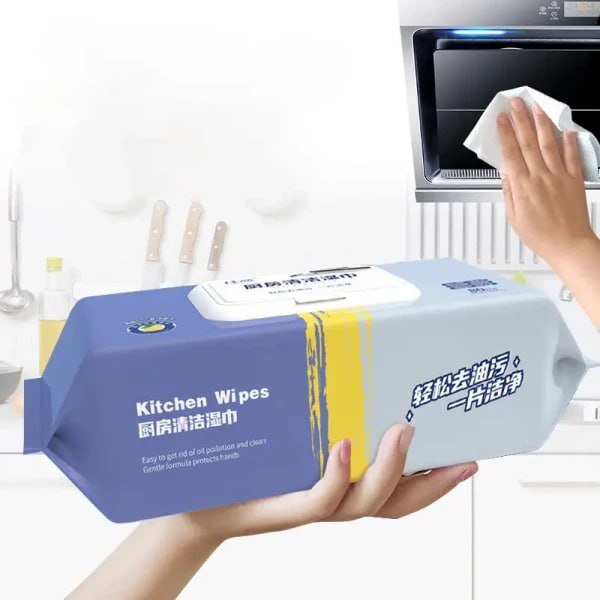 80 Pcs Kitchen Cleaning Wipes