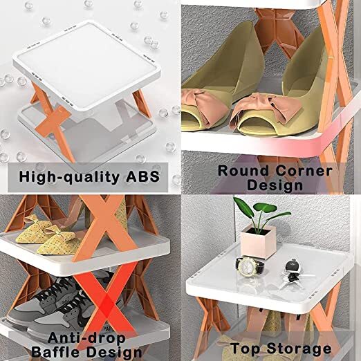 4 Layer Shoes Stand, Shoe Tower Rack Suit