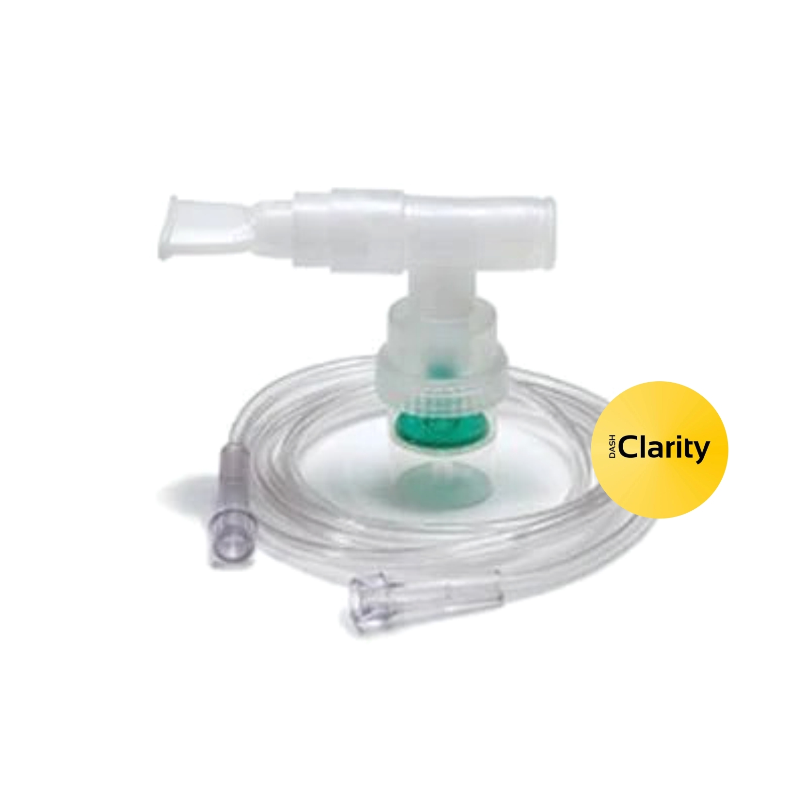 Nebulizer With T Piece Kit - Plastic, Transparent | Universal Compatibility, Ergonomic Design, Efficient Aerosolization