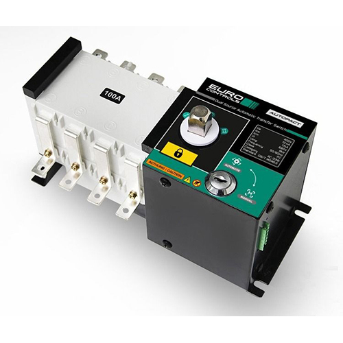 Euro 100 Amp Automatic Transfer Switch - Color: Green & White