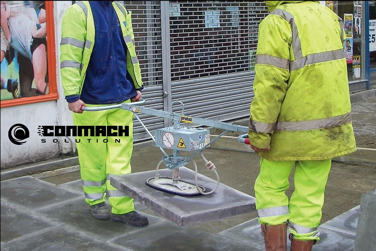 Marble Slab Laying Device - Color: Grey